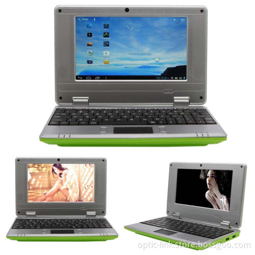 CHEAP 7" Dual Core Android 4.4 LAPTOP computer Netbook Notebook PC Ebook with WM8880 cpu Camera OPNEW 6 Colors in STOCK now